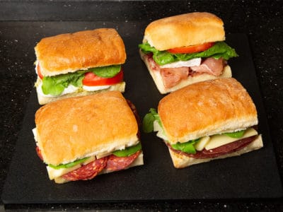 6th April Apero Ciabatta sandwiches Emmanuel 73